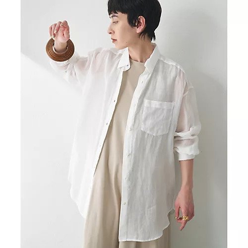 【ウィムガゼット/Whim Gazette】のラミーシャツ 人気、トレンドファッション・服の通販 founy(ファニー) 　ファッション　Fashion　レディースファッション　WOMEN　トップス・カットソー　Tops/Tshirt　シャツ/ブラウス　Shirts/Blouses　インナー　Inner　定番　Standard　フロント　Front　ポケット　Pocket　羽織　Haori　ヨーク　Yoke　夏　Summer　2025年　2025　2025春夏・S/S　Ss,Spring/Summer,2025　other-3|ID: prp329100004585386 ipo3291000000032512627