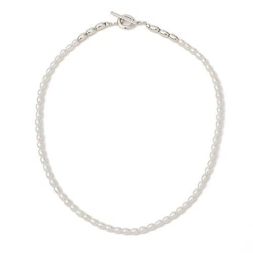 【シンパシー オブ ソウル/SYMPATHY OF SOUL Style】のRice Pearl T-bar Necklace 39cm 人気、トレンドファッション・服の通販 founy(ファニー) 　ファッション　Fashion　レディースファッション　Ladies' Fashion Online　ジュエリー　Jewelry　ネックレス　Necklaces　ネックレス　Necklace　パール　Pearl　 other-1|ID: prp329100004585387 ipo3291000000032512686