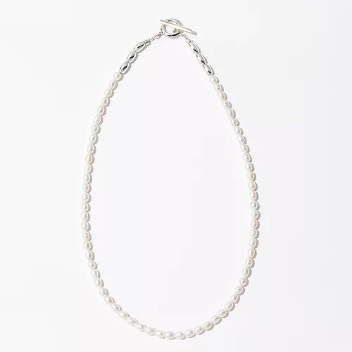 【シンパシー オブ ソウル/SYMPATHY OF SOUL Style】のRice Pearl T-bar Necklace 39cm 人気、トレンドファッション・服の通販 founy(ファニー) 　ファッション　Fashion　レディースファッション　Ladies' Fashion Online　ジュエリー　Jewelry　ネックレス　Necklaces　ネックレス　Necklace　パール　Pearl　other-2|ID: prp329100004585387 ipo3291000000032512690
