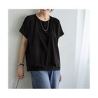 【スタイルデリ/STYLE DELI】のセットレイヤード風ドレープブラウス ブラック|ID: prp329100004586538 ipo3291000000032522767
