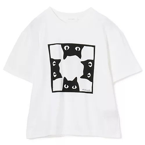 【プレインピープル/PLAIN PEOPLE】のミーアキャットプリントTシャツ 人気、トレンドファッション・服の通販 founy(ファニー) 　ファッション　Fashion　レディースファッション　Ladies' Fashion Online　トップス・カットソー　Tops/Tshirt　シャツ/ブラウス　Shirts/Blouses　ロング / Tシャツ　T-Shirts　アニマル　Animal　クロップド　Cropped　プリント　Print　洗える　Washable　 other-1|ID: prp329100004586541 ipo3291000000032522782