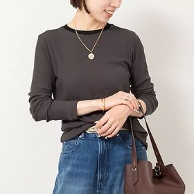 【ノーリーズソフィー/NOLLEY'S sophi】のシアー配色トリミングロンT 人気、トレンドファッション・服の通販 founy(ファニー) ファッション Fashion レディースファッション Fashion for Women トップス・カットソー Cut & Sew Tops ロングTシャツ・Tシャツ Longline T-Shirts & Tees 2025年 2025 2025-2026秋冬・A/W Autumn/Winter 2025–26 AW25–26 インナー Innerwear シアー Sheer, See-Through ジャケット Jacket, Outerwear トリミング Trimming, Decorative Edge フィット Fit, Slim Fit 定番 Standard, Basic Item 春 Spring |ID:prp329100004586546