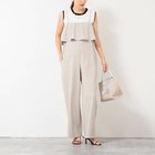 【ノーリーズソフィー/NOLLEY'S sophi】のウォッシャブルトリコットサロペット グレーベージュ|ID: prp329100004586577 ipo3291000000033047963