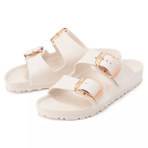 【ビルケンシュトック/BIRKENSTOCK】のArizona Big Buckle EVA インテリア・キッズ・メンズ・レディースファッション・服の通販 founy(ファニー) 　ファッション　Fashion　レディースファッション　Ladies' Fashion Online　サンダル　Sandals　チェック　Check　ビッグ　Big　人気　Popularity　定番　Standard　軽量　Lightweight　EGGSHELL|ID: prp329100004586582 ipo3291000000032523252