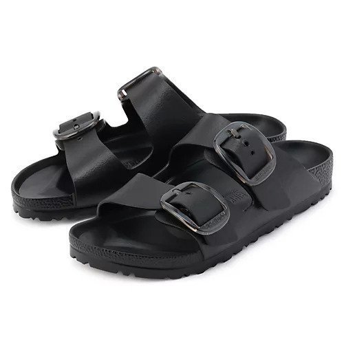 【ビルケンシュトック/BIRKENSTOCK】のArizona Big Buckle EVA インテリア・キッズ・メンズ・レディースファッション・服の通販 founy(ファニー) 　ファッション　Fashion　レディースファッション　Ladies' Fashion Online　サンダル　Sandals　チェック　Check　ビッグ　Big　人気　Popularity　定番　Standard　軽量　Lightweight　BLACK|ID: prp329100004586582 ipo3291000000032523254