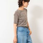 【ノーリーズ/NOLLEY'S】のフロッキーチュールボートネックプルオーバーカットソー 人気、トレンドファッション・服の通販 founy(ファニー) ファッション Fashion レディースファッション Ladies' Fashion Online トップス・カットソー Tops/Tshirt プルオーバー Pullover カットソー Cut and Sewn 2025年 2025 2025-2026秋冬・A/W Aw/Autumn/Winter/Fw/Fall/2025-2026 チュール Tulle デコルテ Decolletage デニム Denim ベロア Velor 半袖 Short Sleeve 秋 Autumn/Fall thumbnail ミディアムグレー|ID: prp329100004586674 ipo3291000000032640147