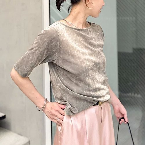 【ノーリーズ/NOLLEY'S】のフロッキーチュールボートネックプルオーバーカットソー インテリア・キッズ・メンズ・レディースファッション・服の通販 founy(ファニー) https://founy.com/ ファッション Fashion レディースファッション Fashion for Women トップス・カットソー Cut & Sew Tops カジュアルプルオーバー・ニットトップス Pullovers & Knit Tops / Casual Pullovers カットソー・ベーシックTシャツ Cut-and-Sewn Tops / Stretch Tees & Basics 2025年 2025 2025-2026秋冬・A/W Autumn/Winter 2025–26 AW25–26 チュール Tulip, Tulip Motif デコルテ Décolleté, Neckline デニム Denim, Jeans Material ベロア Velour, Soft Velvet 半袖 Short Sleeve, Half Sleeve 秋 Autumn |ID: prp329100004586674 ipo3291000000033616005