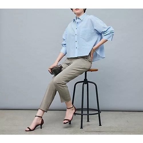 【ノーリーズソフィー/NOLLEY'S sophi】のエアリーショートシャツ 人気、トレンドファッション・服の通販 founy(ファニー) 　ファッション　Fashion　レディースファッション　Fashion for Women　トップス・カットソー　Cut & Sew Tops　シャツ・ブラウス・オフィスカジュアル　Elegant Blouses & Button-Ups　2025年　2025　2025-2026秋冬・A/W　Autumn/Winter 2025–26 AW25–26　ショート　Short, Short Length　バランス　Balance, Style Balance　リラックス　Relax, Relaxed Fit　ワイド　Wide, Wide Fit　other-3|ID: prp329100004586686 ipo3291000000033497812
