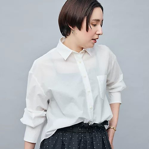 【ノーリーズソフィー/NOLLEY'S sophi】のエアリーショートシャツ インテリア・キッズ・メンズ・レディースファッション・服の通販 founy(ファニー) https://founy.com/ ファッション Fashion レディースファッション Fashion for Women トップス・カットソー Cut & Sew Tops シャツ・ブラウス・オフィスカジュアル Elegant Blouses & Button-Ups 2025年 2025 2025-2026秋冬・A/W Autumn/Winter 2025–26 AW25–26 ショート Short, Short Length バランス Balance, Style Balance リラックス Relax, Relaxed Fit ワイド Wide, Wide Fit |ID: prp329100004586686 ipo3291000000033744137