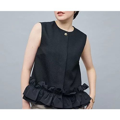 【ノーリーズソフィー/NOLLEY'S sophi】のマトラッセ裾フリルジレ インテリア・キッズ・メンズ・レディースファッション・服の通販 founy(ファニー) https://founy.com/ ファッション Fashion レディースファッション Ladies' Fashion Online アウター Coat Outerwear トップス・カットソー Tops/Tshirt ベスト/ジレ Gilets/Vests 2025年 2025 2025-2026秋冬・A/W Aw/Autumn/Winter/Fw/Fall/2025-2026 おすすめ Recommend タフタ Taffeta タンク Tank フリル Frills エレガント 上品 Elegant 夏 Summer A/W・秋冬 Aw・Autumn/Winter・Fw・Fall-Winter |ID: prp329100004586698 ipo3291000000032524854