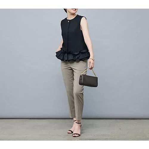 【ノーリーズソフィー/NOLLEY'S sophi】のマトラッセ裾フリルジレ 人気、トレンドファッション・服の通販 founy(ファニー) 　ファッション　Fashion　レディースファッション　Ladies' Fashion Online　アウター　Coat Outerwear　トップス・カットソー　Tops/Tshirt　ベスト/ジレ　Gilets/Vests　2025年　2025　2025-2026秋冬・A/W　Aw/Autumn/Winter/Fw/Fall/2025-2026　おすすめ　Recommend　タフタ　Taffeta　タンク　Tank　フリル　Frills　エレガント 上品　Elegant　夏　Summer　A/W・秋冬　Aw・Autumn/Winter・Fw・Fall-Winter　other-3|ID: prp329100004586698 ipo3291000000032524857