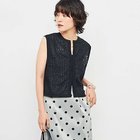 【ノーリーズ/NOLLEY'S】の《手洗い可能》フラワー刺繍生地ベスト ブラック|ID: prp329100004586699 ipo3291000000032524859