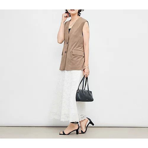 【ノーリーズ/NOLLEY'S】の《セットアップ対応》ストレッチスエードベルテッドジレ 人気、トレンドファッション・服の通販 founy(ファニー) 　ファッション　Fashion　レディースファッション　Ladies' Fashion Online　アウター　Coat Outerwear　トップス・カットソー　Tops/Tshirt　ベスト/ジレ　Gilets/Vests　2025年　2025　2025-2026秋冬・A/W　Aw/Autumn/Winter/Fw/Fall/2025-2026　おすすめ　Recommend　スエード　Suede　セットアップ　Set Up　トレンド　Trend　フラップ　Flap　ポケット　Pocket　今季　This Season　秋　Autumn/Fall　other-3|ID: prp329100004586700 ipo3291000000032524873