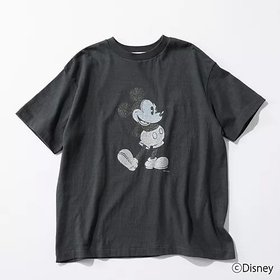 【アメリカーナ/Americana】の【洗える】Americana/Disney/ プリントTシャツ 人気、トレンドファッション・服の通販 founy(ファニー) ファッション Fashion レディースファッション Fashion for Women トップス・カットソー Cut & Sew Tops シャツ・ブラウス・オフィスカジュアル Elegant Blouses & Button-Ups ロングTシャツ・Tシャツ Longline T-Shirts & Tees コンパクト Compact, Small Size デニム Denim, Jeans Material バランス Balance, Style Balance フロント Front, Front Design プリント Print, Printed Pattern ミックス Mix, Mixed Style モノトーン Monotone, Black and White ラバー Rubber, Rubber Sole 夏 Summer 定番 Standard, Basic Item 洗える Machine Washable |ID:prp329100004587594