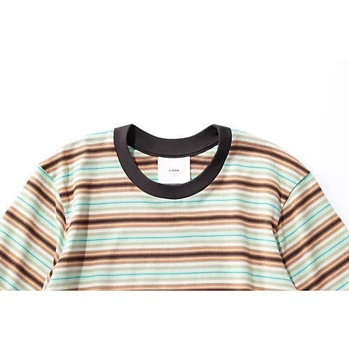 【チノ/CINOH】のSTRIPE COMPACT T-SHIRT 人気、トレンドファッション・服の通販 founy(ファニー) 　ファッション　Fashion　レディースファッション　Ladies' Fashion Online　トップス・カットソー　Tops/Tshirt　シャツ/ブラウス　Shirts/Blouses　ロング / Tシャツ　T-Shirts　おすすめ　Recommend　コンパクト　Compact　シンプル　Simple　トレンド　Trend　ボーダー　Border　定番　Standard　other-3|ID: prp329100004587601 ipo3291000000032535903