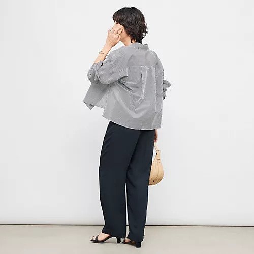 【ノーリーズ/NOLLEY'S】のエアリーショートシャツ 人気、トレンドファッション・服の通販 founy(ファニー) 　ファッション　Fashion　レディースファッション　Ladies' Fashion Online　トップス・カットソー　Tops/Tshirt　シャツ/ブラウス　Shirts/Blouses　2025年　2025　おすすめ　Recommend　ショート　Short　シンプル　Simple　タイプライター　Typewriter　夏　Summer　羽織　Haori　other-2|ID: prp329100004587613 ipo3291000000032535981