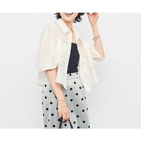 【ノーリーズ/NOLLEY'S】 シアーシルキーパール釦フリルブラウス人気、トレンドファッション・服の通販 founy(ファニー) ファッション Fashion レディースファッション Ladies' Fashion Online トップス・カットソー Tops/Tshirt シャツ/ブラウス Shirts/Blouses 2025年 2025 インナー Inner ショート Short シルク Silk ジャケット Jacket バランス Balance パール Pearl フリル Frills ボトム Bottom エレガント 上品 Elegant |ID:prp329100004587619