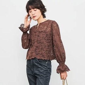 【ノーリーズ/NOLLEY'S】 ウォッシャブルレース2WAYブラウス人気、トレンドファッション・服の通販 founy(ファニー) ファッション Fashion レディースファッション Ladies' Fashion Online トップス・カットソー Tops/Tshirt シャツ/ブラウス Shirts/Blouses 2025年 2025 おすすめ Recommend ギャザー Gather シャーリング Shirring スカラップ Scalloped レース Race |ID:prp329100004587623
