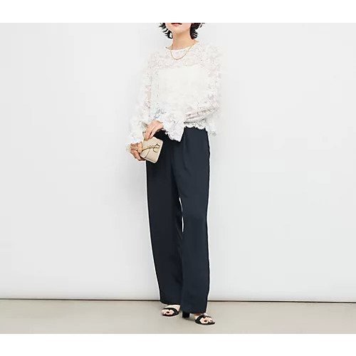 【ノーリーズ/NOLLEY'S】のウォッシャブルレース2WAYブラウス 人気、トレンドファッション・服の通販 founy(ファニー) 　ファッション　Fashion　レディースファッション　Fashion for Women　トップス・カットソー　Cut & Sew Tops　シャツ・ブラウス・オフィスカジュアル　Elegant Blouses & Button-Ups　2025年　2025　2025-2026秋冬・A/W　Autumn/Winter 2025–26 AW25–26　おすすめ　Recommended / Our Picks　ギャザー　Gathered, Ruffled　シャーリング　Shirring, Ruched　スカラップ　Scallop, Scalloped Edge　レース　Lace, Lace Fabric　other-2|ID: prp329100004587623 ipo3291000000034420089