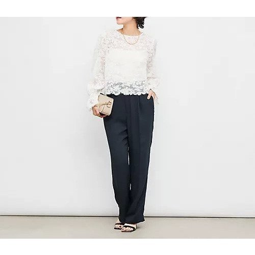 【ノーリーズ/NOLLEY'S】のウォッシャブルレース2WAYブラウス 人気、トレンドファッション・服の通販 founy(ファニー) 　ファッション　Fashion　レディースファッション　Fashion for Women　トップス・カットソー　Cut & Sew Tops　シャツ・ブラウス・オフィスカジュアル　Elegant Blouses & Button-Ups　2025年　2025　2025-2026秋冬・A/W　Autumn/Winter 2025–26 AW25–26　おすすめ　Recommended / Our Picks　ギャザー　Gathered, Ruffled　シャーリング　Shirring, Ruched　スカラップ　Scallop, Scalloped Edge　レース　Lace, Lace Fabric　other-3|ID: prp329100004587623 ipo3291000000034420090