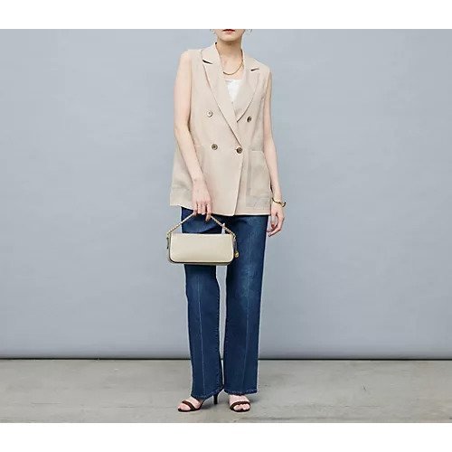【ノーリーズ/NOLLEY'S】のリネン風シアージレ 人気、トレンドファッション・服の通販 founy(ファニー) 　ファッション　Fashion　レディースファッション　Ladies' Fashion Online　アウター　Coat Outerwear　トップス・カットソー　Tops/Tshirt　ベスト/ジレ　Gilets/Vests　2025年　2025　シアー　Sheer　リネン　Linen　夏　Summer　other-2|ID: prp329100004587625 ipo3291000000032536059