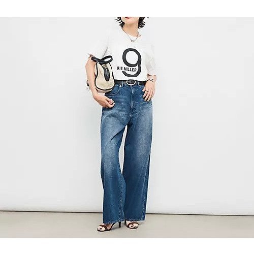 【リエミラー/Rie Miller】の【RM denim】ソフトルーズストレートデニム 人気、トレンドファッション・服の通販 founy(ファニー) 　ファッション　Fashion　レディースファッション　Ladies' Fashion Online　2025年　2025　おすすめ　Recommend　ストレッチ　Stretch　ストレート　Straight　デニム　Denim　ワイド　Wide　人気　Popularity　冬　Winter　other-2|ID: prp329100004587631 ipo3291000000032536149