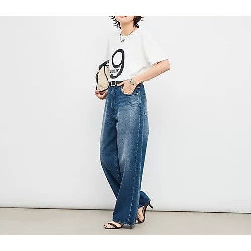 【リエミラー/Rie Miller】の【RM denim】ソフトルーズストレートデニム 人気、トレンドファッション・服の通販 founy(ファニー) 　ファッション　Fashion　レディースファッション　Ladies' Fashion Online　2025年　2025　おすすめ　Recommend　ストレッチ　Stretch　ストレート　Straight　デニム　Denim　ワイド　Wide　人気　Popularity　冬　Winter　other-3|ID: prp329100004587631 ipo3291000000032536151