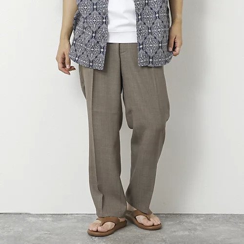 【ノーリーズ グッドマン/NOLLEY'S goodman / MEN】の《Reflax》吸水速乾 アンチピリング ワンタックイージーPT 人気、トレンドファッション・服の通販 founy(ファニー) 　ファッション　Fashion　メンズファッション　Men's Style Online　スニーカー　Sneakers　フロント　Front　リネン　Linen　リラックス　Relax　吸水　Water Absorption　other-3|ID: prp329100004587637 ipo3291000000032536189