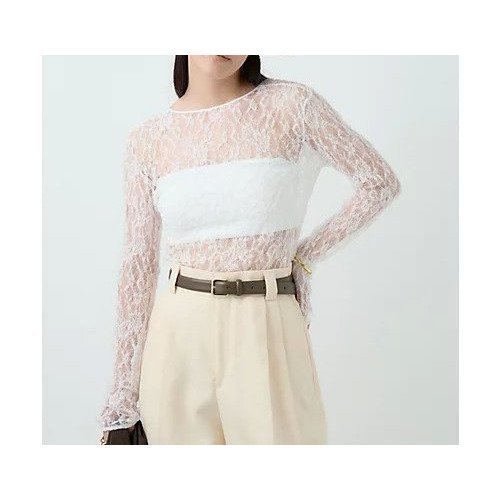 【カオス/Chaos】のグラスレースプルオーバー 人気、トレンドファッション・服の通販 founy(ファニー) 　ファッション　Fashion　レディースファッション　Ladies' Fashion Online　トップス・カットソー　Tops/Tshirt　プルオーバー　Pullover　インナー　Inner　コンパクト　Compact　ジャケット　Jacket　レース　Race　 other-1|ID: prp329100004588514 ipo3291000000032549139