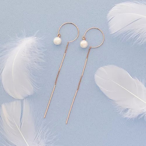 【フィービィー/phoebe】のノーブルパールフープアメリカンピアス ローズゴールド 人気、トレンドファッション・服の通販 founy(ファニー) 　ファッション　Fashion　レディースファッション　Ladies' Fashion Online　アメリカン　American　チェーン　Chain　パール　Pearl　フープ　Hoop　ロング　Long　ローズ　Rose　other-2|ID: prp329100004589599 ipo3291000000032562354