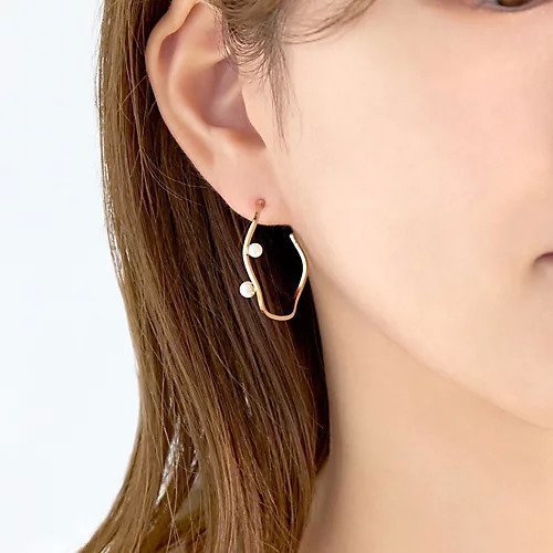 【フィービィー/phoebe】のウェービーパールフープピアス 人気、トレンドファッション・服の通販 founy(ファニー) 　ファッション　Fashion　レディースファッション　Ladies' Fashion Online　エアリー　Airy　パール　Pearl　フープ　Hoop　ランダム　Random　other-2|ID: prp329100004589601 ipo3291000000032562362