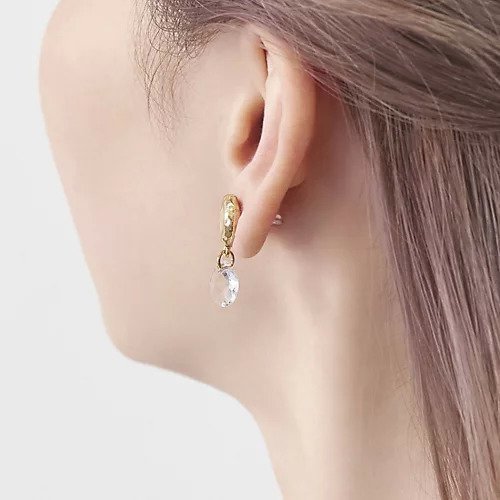 【フィービィー/phoebe】のシャイニードロップビジューピアス 人気、トレンドファッション・服の通販 founy(ファニー) 　ファッション　Fashion　レディースファッション　Ladies' Fashion Online　シェイプ　Shape　ドロップ　Drop　フェミニン　Feminine　メタル　Metal　other-3|ID: prp329100004589602 ipo3291000000032562367