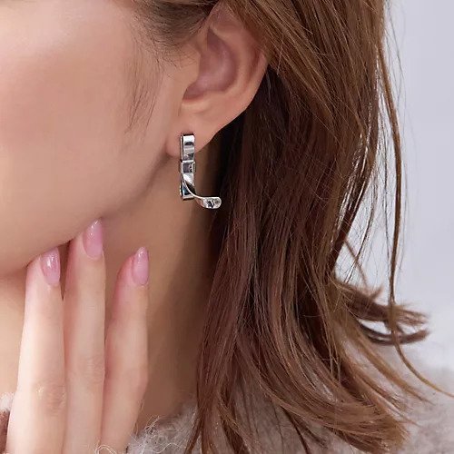 【フィービィー/phoebe】のニュアンスリボンピアス シルバー インテリア・キッズ・メンズ・レディースファッション・服の通販 founy(ファニー) https://founy.com/ ファッション Fashion レディースファッション Ladies' Fashion Online シルバー Silver フォルム Form モチーフ Motif リボン Ribbon ビジネス 仕事 通勤 Business |ID: prp329100004589604 ipo3291000000032562373