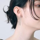 【フィービィー/phoebe】のスウェイリボンチェーンピアス シルバー シルバー|ID: prp329100004589606 ipo3291000000032562381
