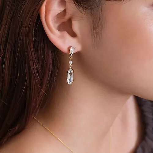 【フィービィー/phoebe】のエッセンシャルワンカラーピアス クリア 人気、トレンドファッション・服の通販 founy(ファニー) 　ファッション　Fashion　レディースファッション　Ladies' Fashion Online　コーティング　Coating　パール　Pearl　ビジュー　Bijou　other-2|ID: prp329100004589608 ipo3291000000032562393