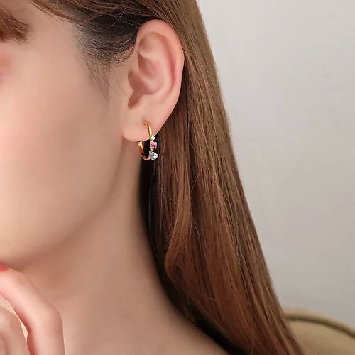【フィービィー/phoebe】のクラスアップビジューフープピアス マルチ 人気、トレンドファッション・服の通販 founy(ファニー) 　ファッション　Fashion　レディースファッション　Ladies' Fashion Online　ビジュー　Bijou　フープ　Hoop　other-3|ID: prp329100004589610 ipo3291000000032562403