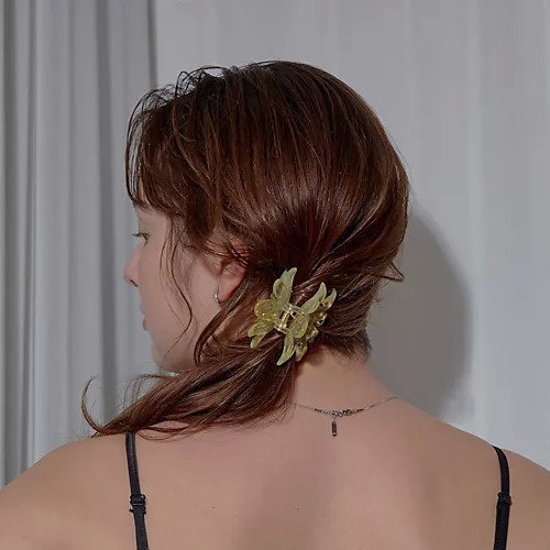 【フィービィー/phoebe】のフラワーカラーバンスクリップ イエロー 人気、トレンドファッション・服の通販 founy(ファニー) 　ファッション　Fashion　レディースファッション　Fashion for Women　おすすめ　Recommended / Our Picks　イエロー　Yellow　トレンド　Trend, Trending Now　ハーフ　Half, Half-Length　フラワー　Flower, Floral　モチーフ　Motif, Design Theme　人気　Popular, Best Seller　other-3|ID: prp329100004589613 ipo3291000000032562416