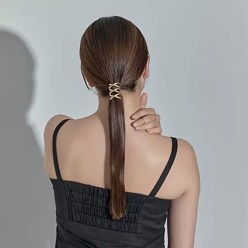 【フィービィー/phoebe】のスリークロスメタルポニーフックヘアカフ 人気、トレンドファッション・服の通販 founy(ファニー) 　ファッション　Fashion　レディースファッション　Ladies' Fashion Online　おすすめ　Recommend　シンプル　Simple　ハーフ　Half　メタル　Metal　結婚式　Wedding Ceremony　other-3|ID: prp329100004589614 ipo3291000000032562420