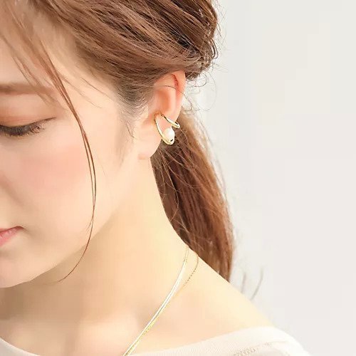 【フィービィー/phoebe】の2ラインパールイヤーカフ ゴールド 人気、トレンドファッション・服の通販 founy(ファニー) 　ファッション　Fashion　レディースファッション　Ladies' Fashion Online　イヤーカフ　Ear Cuff　トレンド　Trend　パール　Pearl　フェミニン　Feminine　other-2|ID: prp329100004589615 ipo3291000000032562423