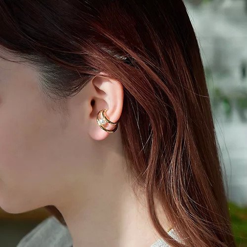 【フィービィー/phoebe】のニュアンスダブルラインイヤーカフ インテリア・キッズ・メンズ・レディースファッション・服の通販 founy(ファニー) https://founy.com/ ファッション Fashion レディースファッション Ladies' Fashion Online イヤーカフ Ear Cuff パール Pearl フェミニン Feminine 片耳 One Ear |ID: prp329100004589616 ipo3291000000032562425