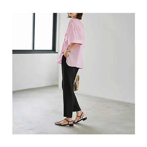 【スタイルデリ/STYLE DELI】の【LUXE】形が変わるシャツ生地プルオーバー 人気、トレンドファッション・服の通販 founy(ファニー) 　ファッション　Fashion　レディースファッション　Ladies' Fashion Online　トップス・カットソー　Tops/Tshirt　シャツ/ブラウス　Shirts/Blouses　プルオーバー　Pullover　ギャザー　Gather　今季　This Season　ショルダー　Shoulder　ストレート　Straight　スリット　Slit　スリーブ　Sleeve　ドロップ　Drop　バランス　Balance　パール　Pearl　フレア　Flare　フロント　Front　ポケット　Pocket　無地　Plain Color　ワイド　Wide　夏　Summer　other-3|ID: prp329100004590586 ipo3291000000032573544