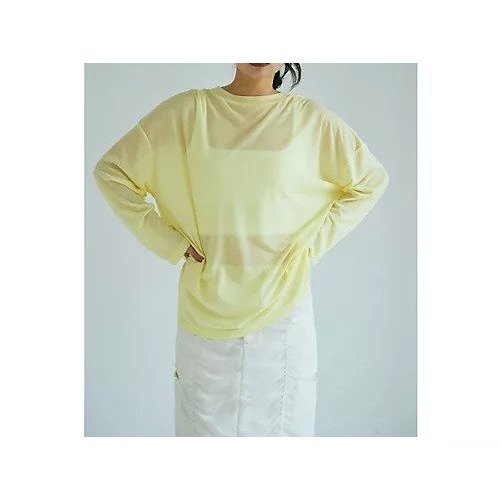 【マージュール/marjour】のSHEER OVER TEE 人気、トレンドファッション・服の通販 founy(ファニー) 　ファッション　Fashion　レディースファッション　Ladies' Fashion Online　インナー　Inner　キャミ　Cami　シアー　Sheer　ストレッチ　Stretch　とろみ　Thickness　タンク　Tank　ボトム　Bottom　ポケット　Pocket　半袖　Short Sleeve　夏　Summer　 other-1|ID: prp329100004590590 ipo3291000000032573562