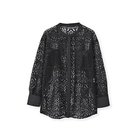 【マージュール/marjour】のLACE COMBINATION SHEER SHIRT BLACK|ID:prp329100004590591