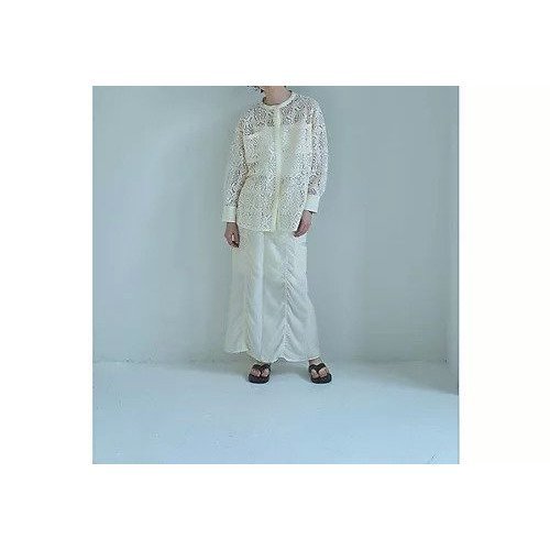 【マージュール/marjour】のLACE COMBINATION SHEER SHIRT 人気、トレンドファッション・服の通販 founy(ファニー) 　ファッション　Fashion　レディースファッション　Ladies' Fashion Online　トップス・カットソー　Tops/Tshirt　シャツ/ブラウス　Shirts/Blouses　インナー　Inner　カフス　Cuffs　ストレッチ　Stretch　パターン　Pattern　ポケット　Pocket　羽織　Haori　モダン　Modern　レース　Race　夏　Summer　other-2|ID: prp329100004590591 ipo3291000000032573571