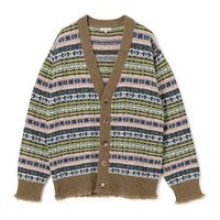 【ブラミンク/BLAMINK】のフェアアイルVネックカーディガン 人気、トレンドファッション・服の通販 founy(ファニー) ファッション Fashion レディースファッション Ladies' Fashion Online トップス・カットソー Tops/Tshirt カーディガン Cardigans Vネック V-Neck 2025年 2025 カーディガン Cardigan クラッシュ Crash フリンジ Fringe |ID:prp329100004590639