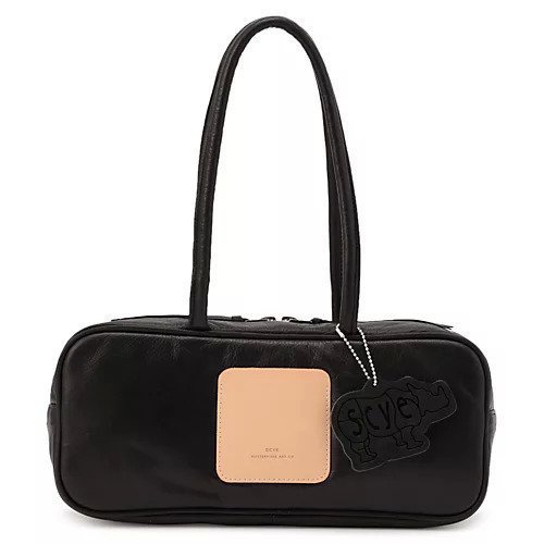 【サイ/SCYE】のSoft Leather Puffer Mini Boston Bag B インテリア・キッズ・メンズ・レディースファッション・服の通販 founy(ファニー) 　ファッション　Fashion　レディースファッション　Fashion for Women　チャーム　Charm, Pendant　フォルム　Silhouette, Form　フロント　Front, Front Design　ボストン　Boston　ポケット　Pocket, Pocket Detail　ブラック|ID: prp329100004590649 ipo3291000000032574575