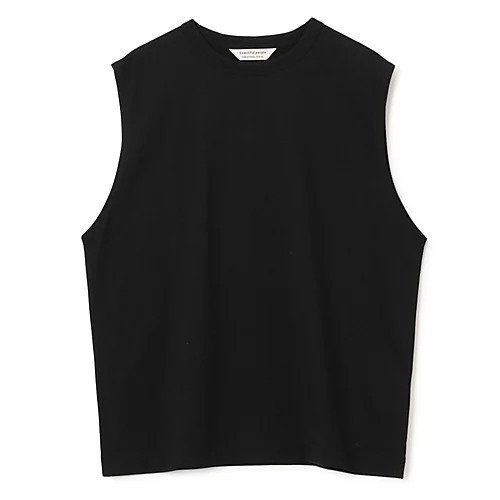 【ビューティフル ピープル/beautiful people】の60/-jersey uppercase BPlogo sleeveless T インテリア・キッズ・メンズ・レディースファッション・服の通販 founy(ファニー) 　ファッション　Fashion　レディースファッション　Fashion for Women　トップス・カットソー　Cut & Sew Tops　2025年　2025　2025-2026秋冬・A/W　Autumn/Winter 2025–26 AW25–26　ノースリーブ　Sleeveless, No-Sleeve　バランス　Balance, Style Balance　ボックス　Boxy, Box Shape　洗える　Machine Washable　black|ID: prp329100004591268 ipo3291000000035433854