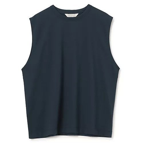 【ビューティフル ピープル/beautiful people】の60/-jersey uppercase BPlogo sleeveless T インテリア・キッズ・メンズ・レディースファッション・服の通販 founy(ファニー) 　ファッション　Fashion　レディースファッション　Fashion for Women　トップス・カットソー　Cut & Sew Tops　2025年　2025　2025-2026秋冬・A/W　Autumn/Winter 2025–26 AW25–26　ノースリーブ　Sleeveless, No-Sleeve　バランス　Balance, Style Balance　ボックス　Boxy, Box Shape　洗える　Machine Washable　bluegreen|ID: prp329100004591268 ipo3291000000035433859