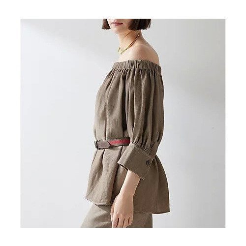 【ウィムガゼット/Whim Gazette】のツイル顔料染めブラウス 人気、トレンドファッション・服の通販 founy(ファニー) 　ファッション　Fashion　レディースファッション　Fashion for Women　トップス・カットソー　Cut & Sew Tops　シャツ・ブラウス・オフィスカジュアル　Elegant Blouses & Button-Ups　2025年　2025　2025春夏・S/S　Spring/Summer 2025 SS25　おすすめ　Recommended / Our Picks　エレガント 上品　Elegant　ギャザー　Gathered, Ruffled　セットアップ　Set-Up, Coordinated Outfit　ツイル　Twist, Twisted Detail　デニム　Denim, Jeans Material　other-3|ID: prp329100004591271 ipo3291000000032586864