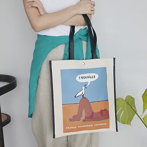 【トプカピ/TOPKAPI】の【Breath TOPKAPI】サヴィニャック Breath TOPKAPIアート プリント フラット オーガニックキャンバス トート バッグ インテリア・キッズ・メンズ・レディースファッション・服の通販 founy(ファニー) https://founy.com/ ファッション Fashion レディースファッション Ladies' Fashion Online バッグ Bag コンビ Combination シンプル Simple スリム Slim フラット Flat フランス France プリント Print ベーシック Basic ポケット Pocket |ID: prp329100004591273 ipo3291000000032586963